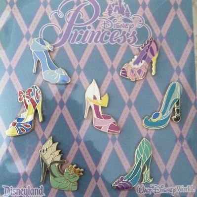 Newly listed Disney Trading Pins Princess Shoe Booster Pack Of 7. Lot 