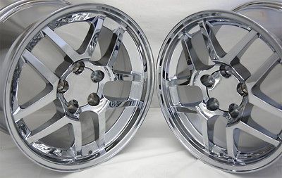 Chrome Corvette Z06 Wheels 17x9.5 18x10.5 ZO6 Camaro Rims 17 & 18 inch