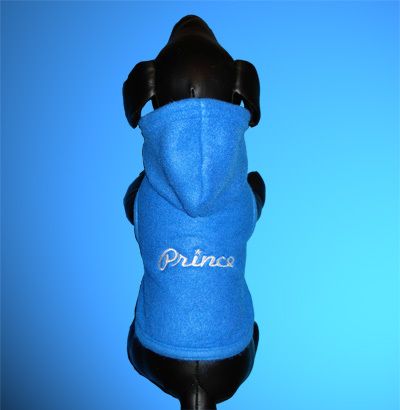 dog clothes prince fleece hoodie 6 to 8 lbs sweatshirt