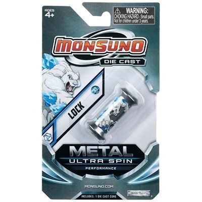 monsuno die cast metal ultra spin core lock blue one