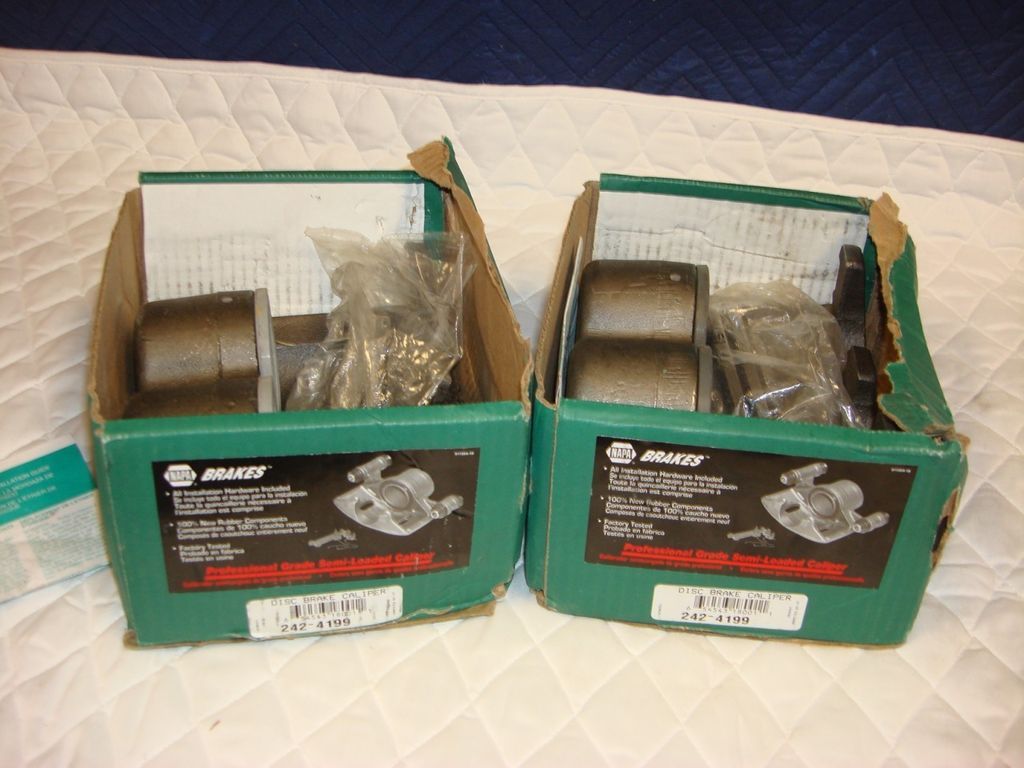 napa 242 4199 rv motorhome coach 2piston brake calipers time