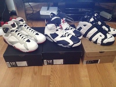 Jordan Olympic 6, Olympic 7s and Nike Olympic Uptempos SZ 12 Brand 