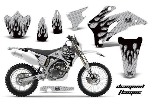 AMRRACING MX DIRT BIKE DECAL STICKER FLAMES GRAPHIC YAMAHA WR 250/450F 