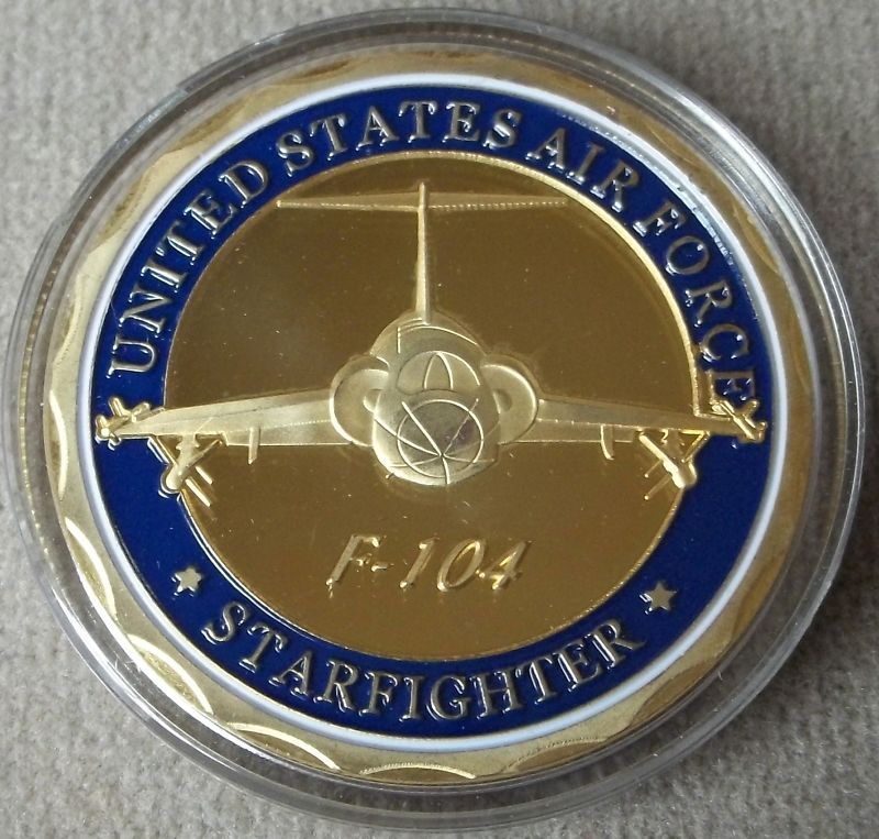 air force f 104 starfighter challenge coin time