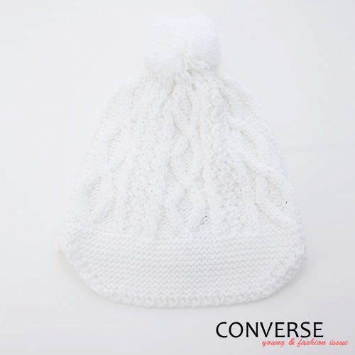 bn converse cute beanie hat 194u332419 white