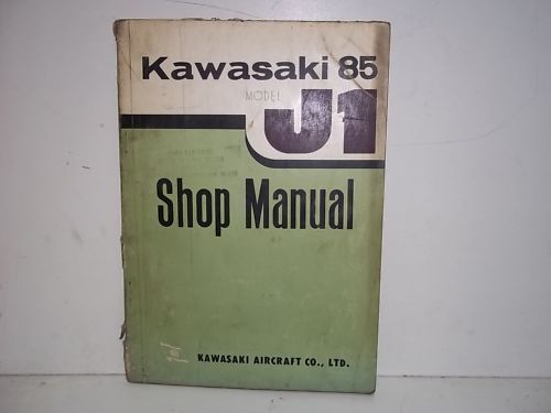 vintage 1965 kawasaki 85cc j1 shop manual 