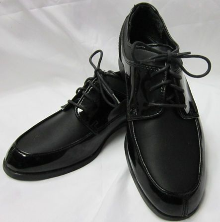 Mens Black Textured Tuxedo Dress Shoe Wedding Prom Formal Choose Size 