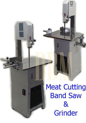 Butcher Meat Cutting Cutter Band Saw Mincer Grinder Sausage Stuffer 