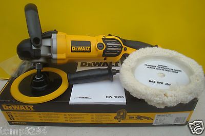 BRAND NEW DEWALT DWP849X VARIABLE SPEED POLISHER 110V 110VOLT