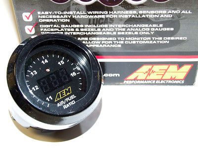 AEM 30 4100 6 in 1 Digital A/F Wideband UEGO O2 Controller Gauge