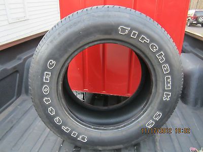 PAIR 235 60 R15 Firestone Firehawk SS White letter/ Lots of tread left 