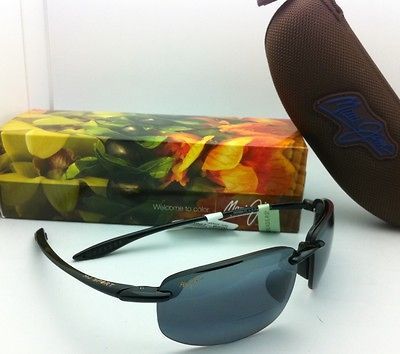 MAUI JIM Sunglasses HOOKIPA READER +2.5 G 807 0225 64 17 Black w 