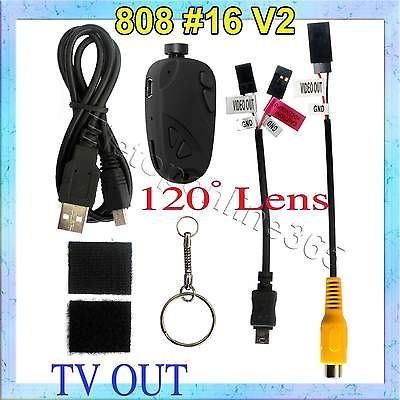   V2 Lens D 120degree MicroSpy Key Camera wider angle view H.264/AVC1DSP