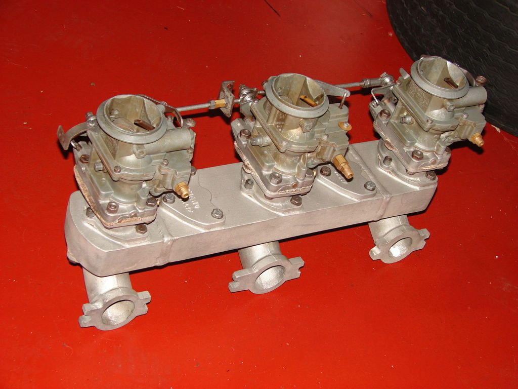 CHEVROLET GMC 302 216 235 SIX HOWARD MANIFOLD STROMBERG WW CARBURETORs 