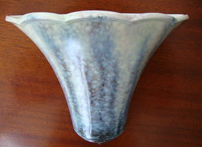 GENUINE ORIGINAL VINTAGE ART DECO SYLVAC WARE WALL POCKET SCONCE 321