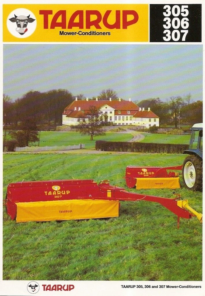 Farm Equipment Brochure   Taarup   305 306 307   Mower Conditioners 