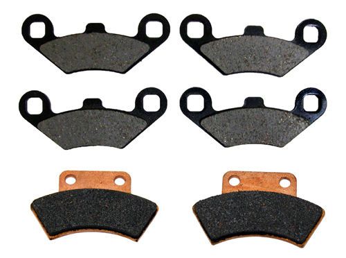 front rear brake pads polaris sportsman 500 4x4 1996 1997