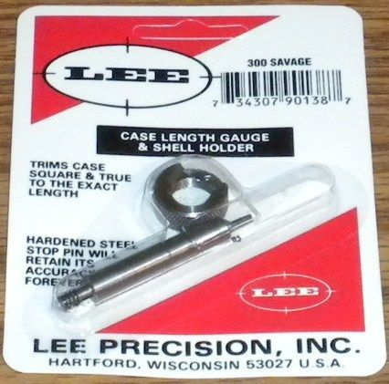 lee 300 savage case trim gage shellholder new 90138 time