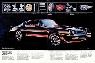 1980 CAMARO Z28 AD 24 x 36 LARGE POSTER  sports car  racing  man 