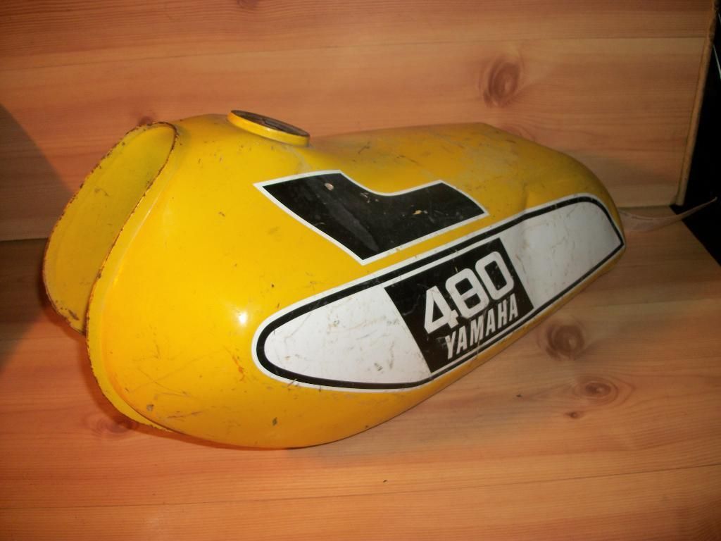 1976 yamaha dt400 dt 400 enduro gas fuel tank metal