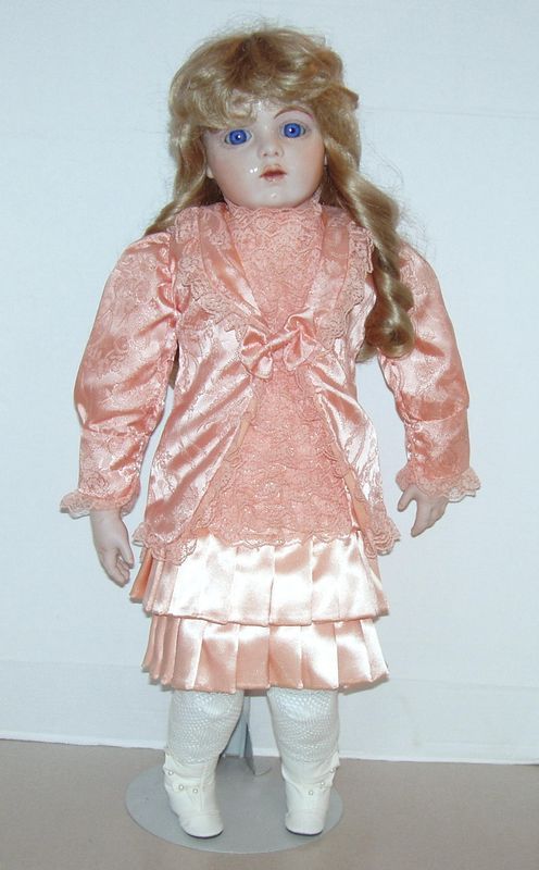 large 27 beautiful antique repro jumeau bru doll time left