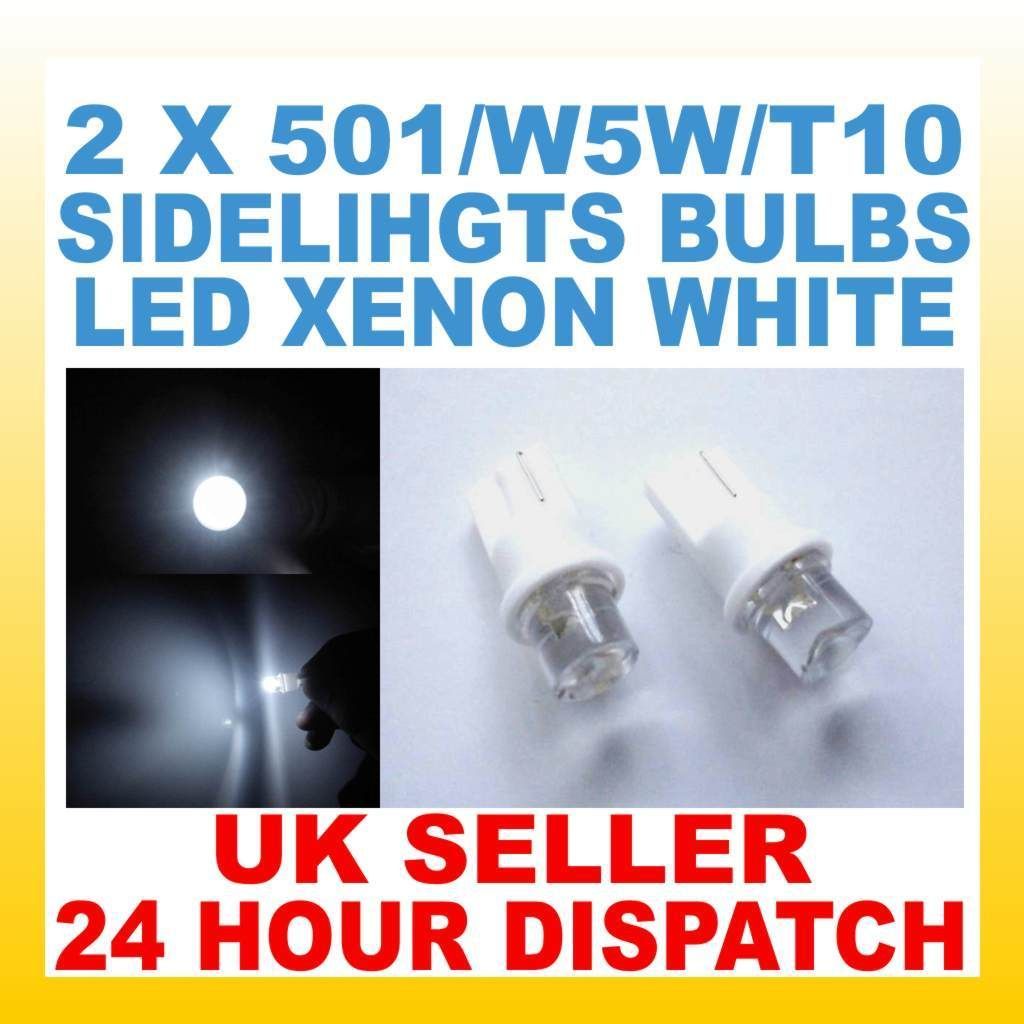 2x 501 t10 led bulbs nissan bluebird t12 t72 86