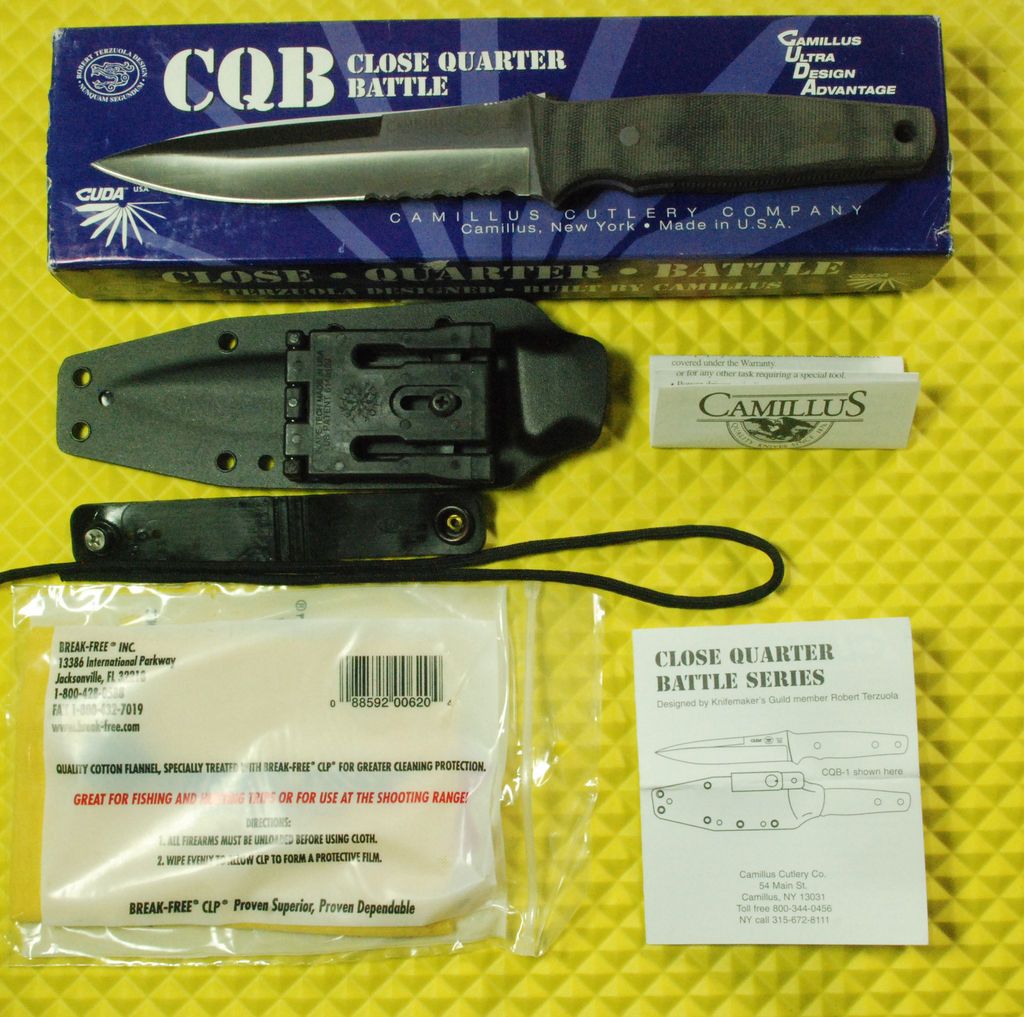 camillus knife cuda cqb1  270 00 or