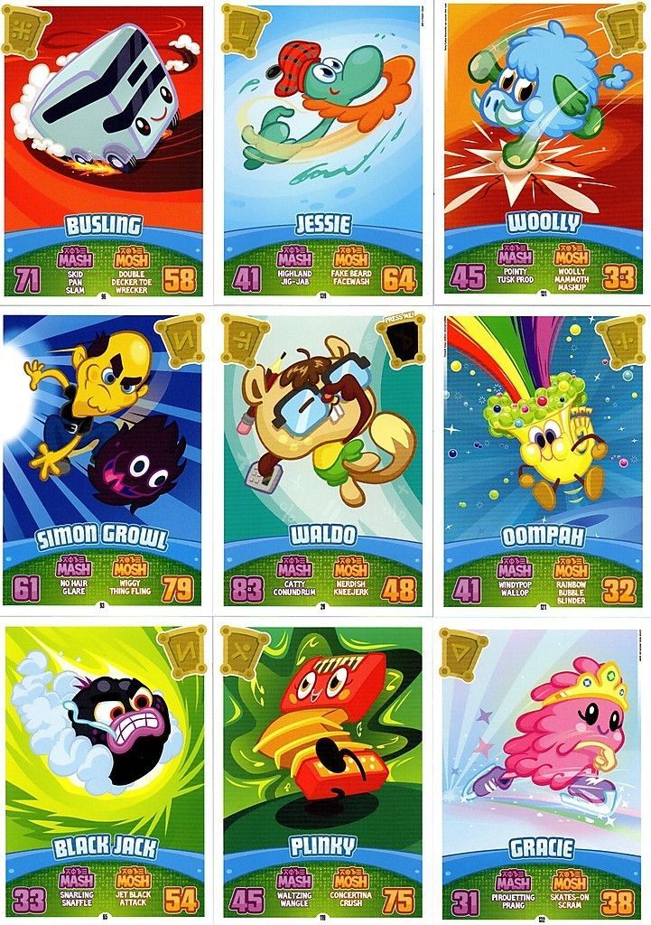 Moshi Monsters Mash Up 3 Choose Base Cards 61 90 (Code Breakers)