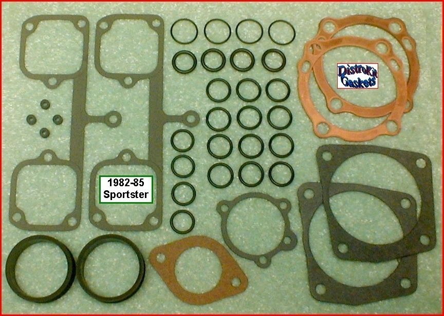 Top End Gasket Kit, 1982 85 Iron Sportster Harley 1000cc engine