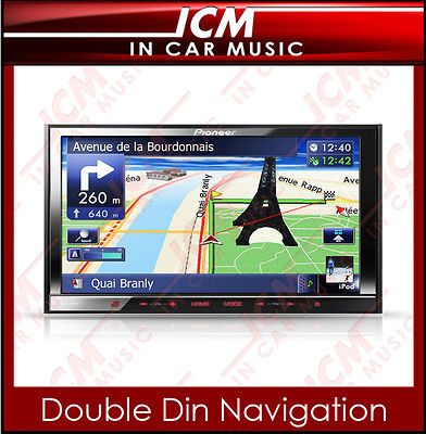 Pioneer AVIC F40BT Car DVD CD Player Navigation Bluetooth iPod iPhone 