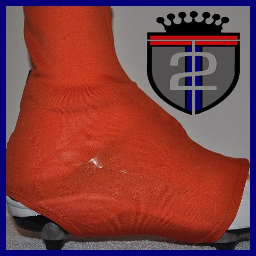 Orange 2Tone Cleat Covers Football Spats Spats