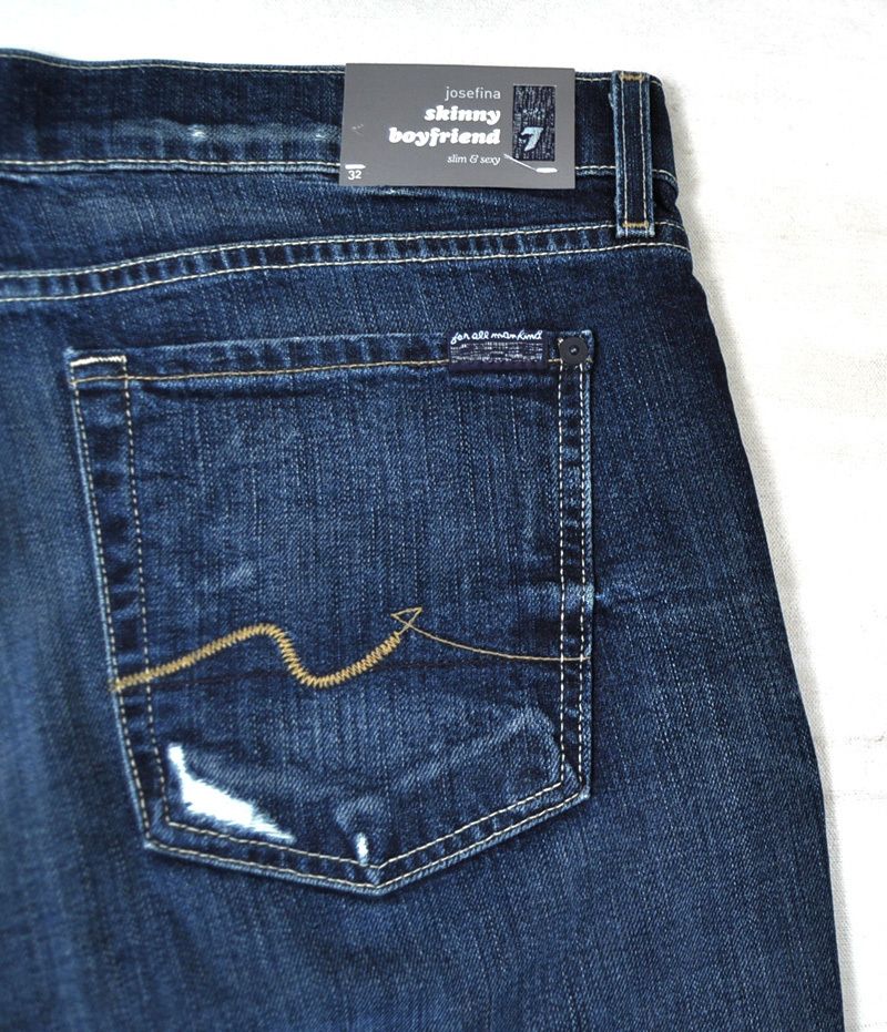 FOR ALL MANKIND Josefina Vintage California Blue Jeans 32 30 NWT