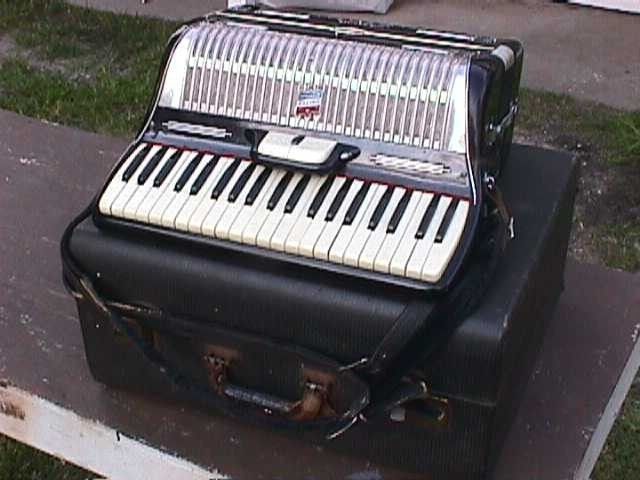 Vintage Italy United Superfine Accordion Case