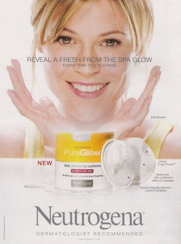 Julie Bowen Neutrogena 2006 Magazine Print Ad G