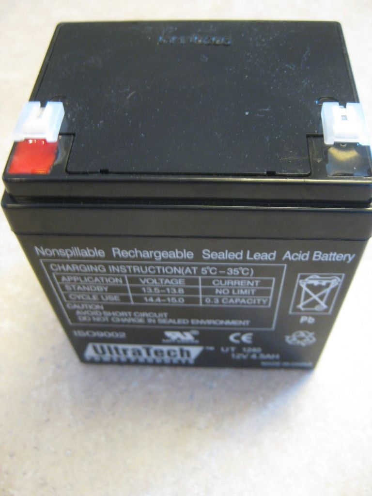   12v 4ah SLA rechargeable alarm battery Honeywell Ademco DSC GE UT1240