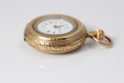 18k gold 1890 agassiz pocket watch 25979