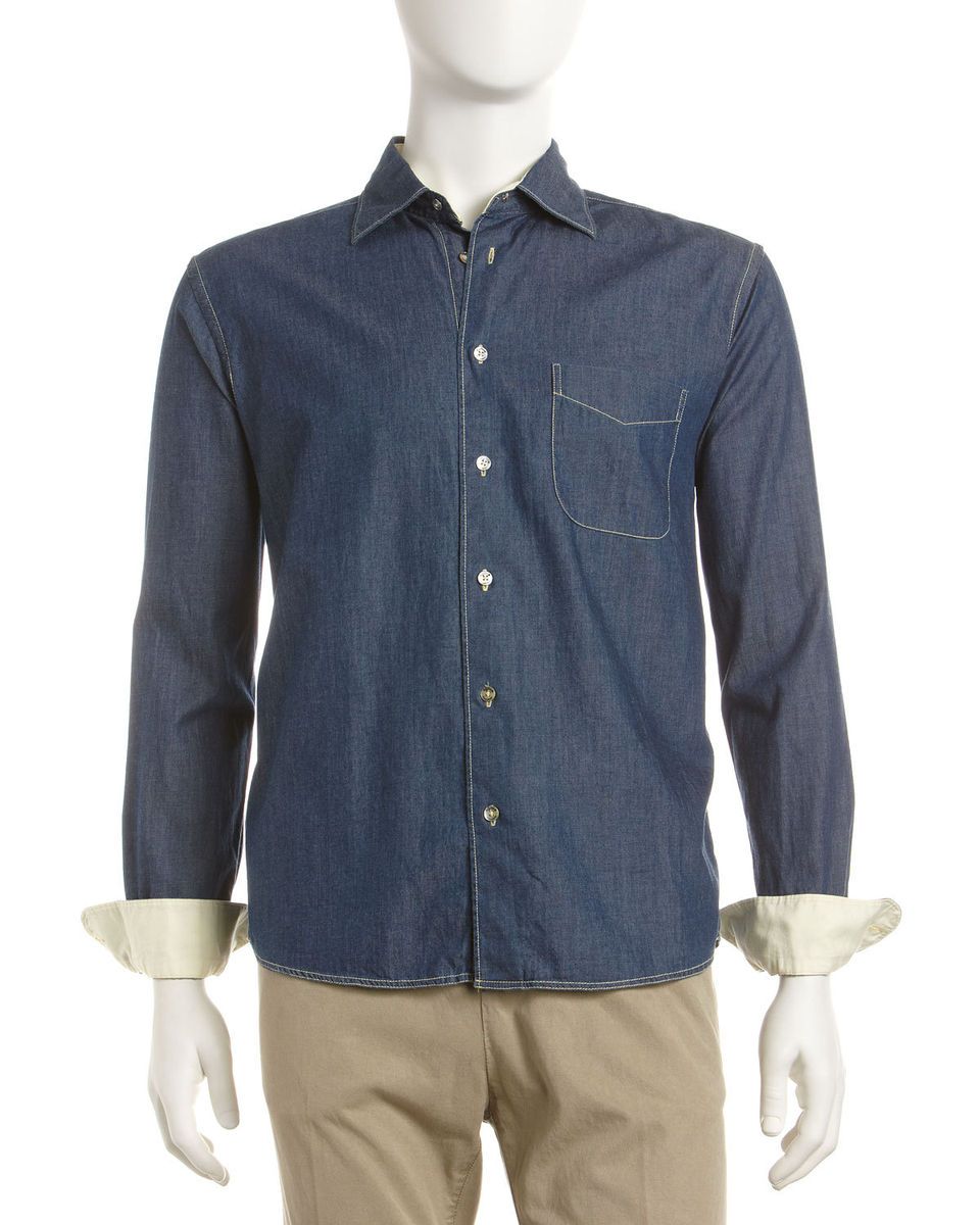 Agave Twill Perfecto Shirt Dark Indigo