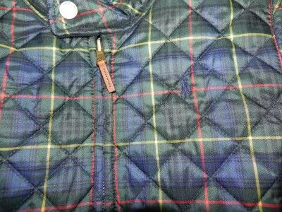 Ralph Lauren Alastair Barn Girls Tartan Plaid Jacket M