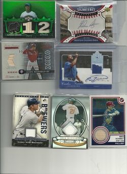 HUGE LOT AUTO. NOLAN RYAN,EMERALD TRIPLE GU ALFONSO SORIANO 14/18