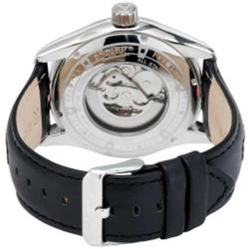 Akribos XXIV AK476RD Skeleton Automatic Leather Strap Mens Watch