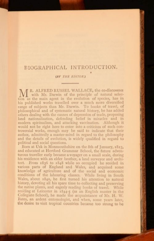 C1889 Wallacetravels on The  and Rio Negro Portait Illustrations 