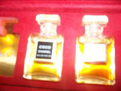 Chanel Coco No 5 Allure Perfume Parfume Gift Set in Red Box for 