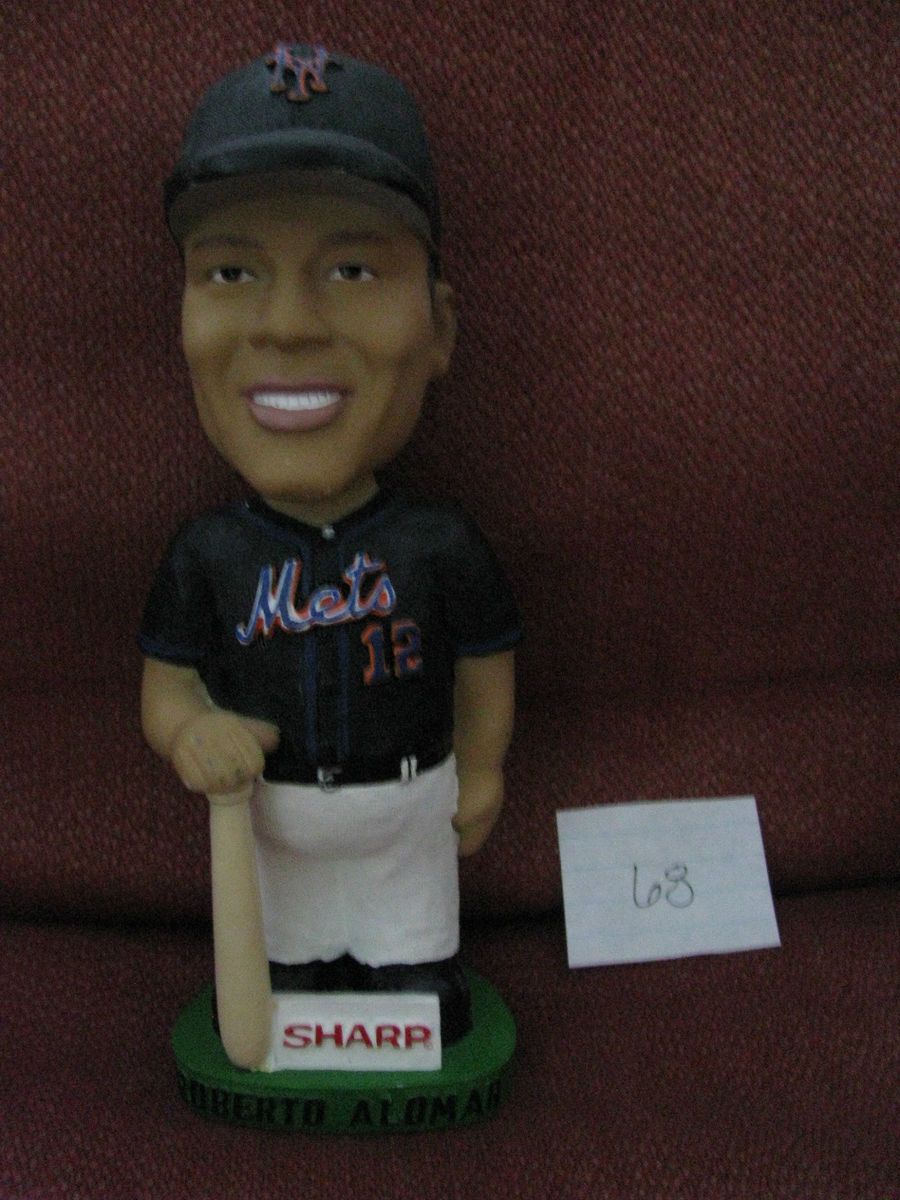 ROBERTO ALOMAR #12 METS BASEBALL BOBBLEHEAD SHARP