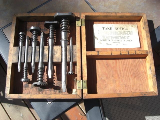   Norton Machine Tools Vintage Original Norton Machine Works Algona Iowa