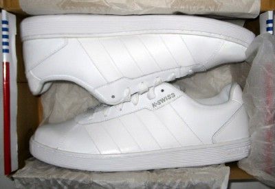 NEW K SWISS ALTADENA White / Silver Mens Sz 11 NIB Trainers 02411155 $ 