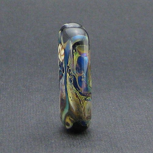 Artforms Beads   ALICIA   Handmade Lampwork Focal Bead  Tab Shape 