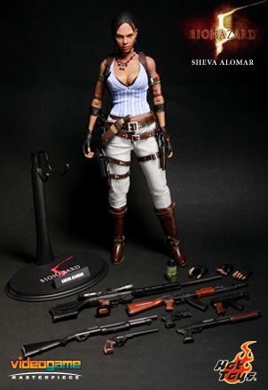 Scale Hot Toys VGM07 Biohazard 5 Sheva Alomar Bsaa Ver