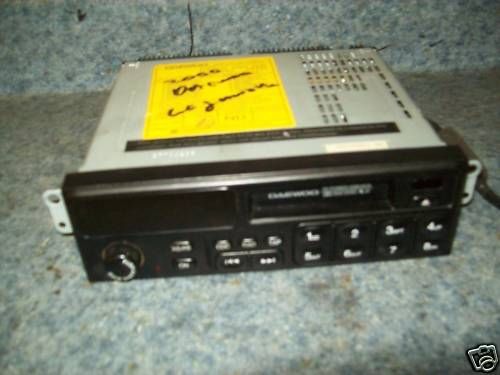 2000 Daewoo Leganza Factory Am FM Cassette Radio