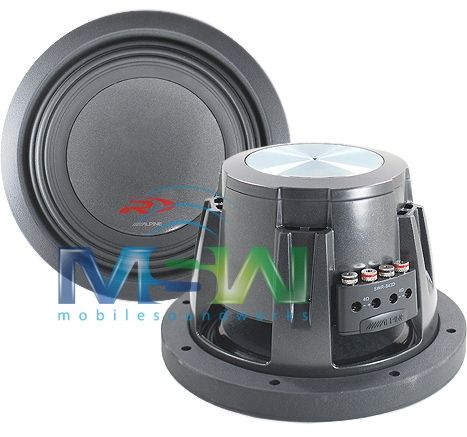 Alpine® SWR 823D 8 Dual 2 Ohm Type R Car Audio Subwoofer Sub Woofer 