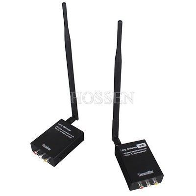 4GHz Wireless 3W Audio Video A/V Signal Stereo Transmitter Sender 